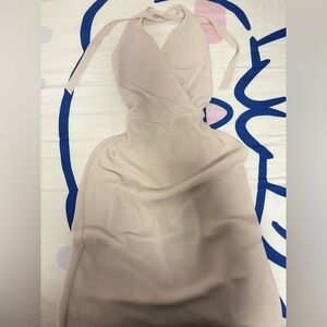 Babaton Strapless Cream Dress